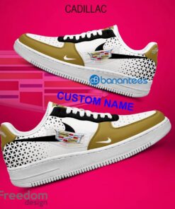 Cadillac Car Racing Air Force 1 Shoes Brand For Fans Gift AF1 Sneaker Custom Name - Cadillac Car Racing Air Force 1 Shoes Style 2