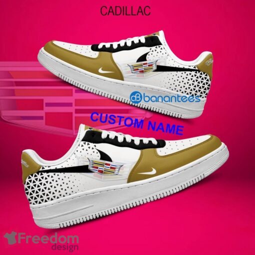 Cadillac Car Racing Air Force 1 Shoes Brand For Fans Gift AF1 Sneaker Custom Name - Cadillac Car Racing Air Force 1 Shoes Style 2