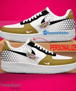 Cadillac Car Racing Air Force 1 Shoes Brand For Fans Gift AF1 Sneaker Custom Name - Cadillac Car Racing Air Force 1 Shoes Style 1