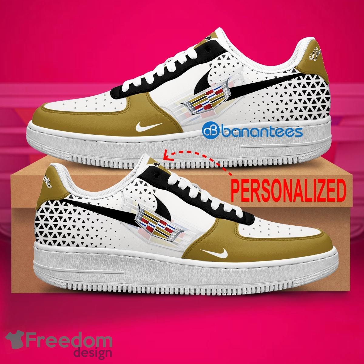 Cadillac Car Racing Air Force 1 Shoes Brand For Fans Gift AF1 Sneaker Custom Name - Cadillac Car Racing Air Force 1 Shoes Style 1