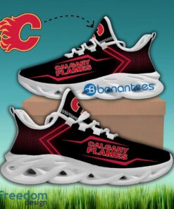 Calgary Flames Chunky Sneaker Symbol Gift Max Soul Shoes New For Fans - NHL Calgary Flames Max Soul Sneakers Style 1