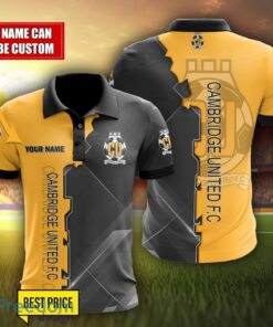 Cambridge United F.C Personalized Name 3D Polo Shirt