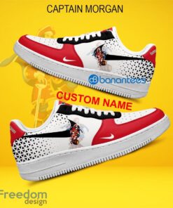 Captain Morgan Air Force 1 Shoes Brand All Over Print AF1 Sneaker Custom Name - Captain Morgan Air Force 1 Shoes Style 2