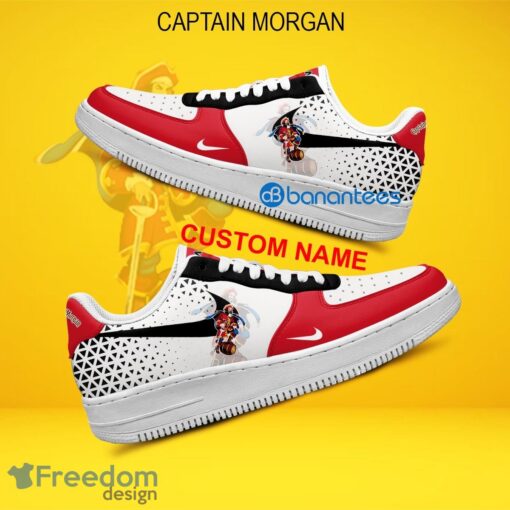 Captain Morgan Air Force 1 Shoes Brand All Over Print AF1 Sneaker Custom Name - Captain Morgan Air Force 1 Shoes Style 2