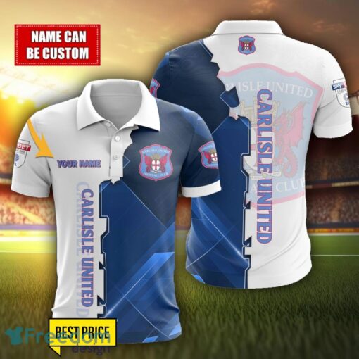 Carlisle United Personalized Name 3D Polo Shirt Product Photo 1