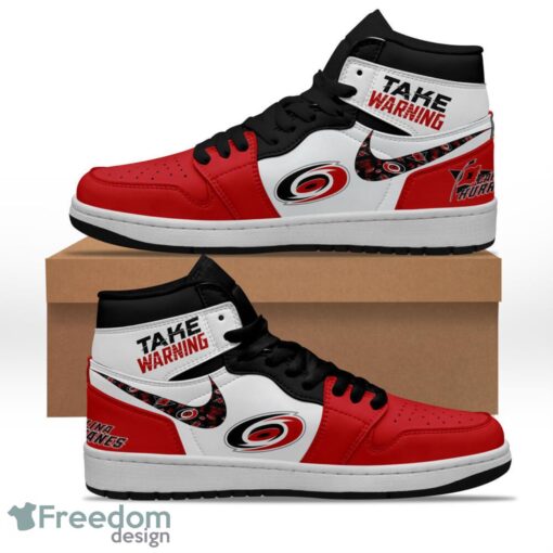 Carolina Hurricanes Air Jordan Hightop Sneakers Shoes For Men And Women AJ1 Sneakers Product Photo 1