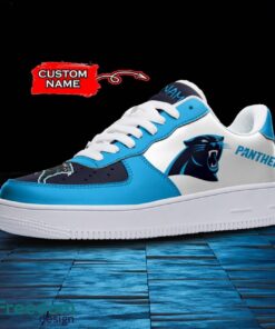 Carolina Panthers NFL AF1 Personalized Name Sneakers Air Force Shoes For Fans Product Photo 2