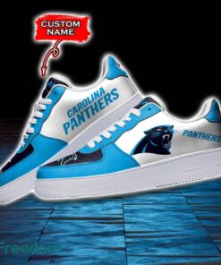 Carolina Panthers NFL AF1 Personalized Name Sneakers Air Force Shoes For Fans Product Photo 3