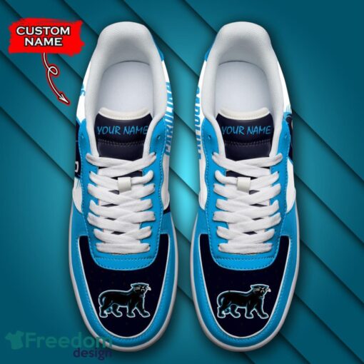 Carolina Panthers NFL AF1 Personalized Name Sneakers Air Force Shoes For Fans Product Photo 4