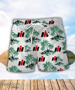 Case IH Green Coconut Pattern Combo 3D Hawaiian Shirt And Shorts Product Photo 2