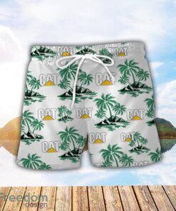 Caterpillar Inc Green Coconut Pattern Combo 3D Hawaiian Shirt And Shorts Product Photo 2