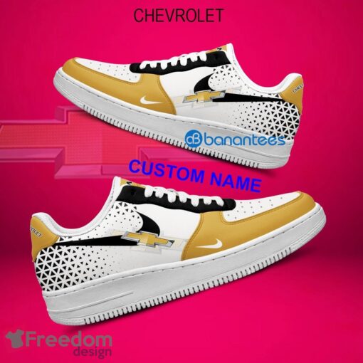 Chevrolet Car Racing Air Force 1 Shoes Brand For Big Fans AF1 Sneaker Custom Name - Chevrolet Car Racing Air Force 1 Shoes Style 2