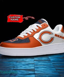 Chicago Bears NFL AF1 Personalized Name Sneakers Air Force Shoes For Fans Product Photo 2