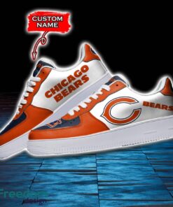 Chicago Bears NFL AF1 Personalized Name Sneakers Air Force Shoes For Fans Product Photo 3