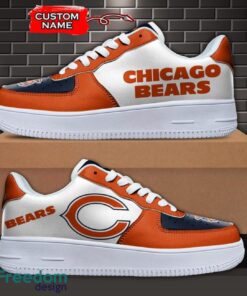 Chicago Bears NFL AF1 Personalized Name Sneakers Air Force Shoes For Fans