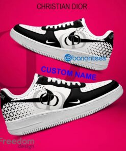 Christian Dior Air Force 1 Shoes Brand All Over Print AF1 Sneaker Custom Name - Christian Dior Air Force 1 Shoes Style 2