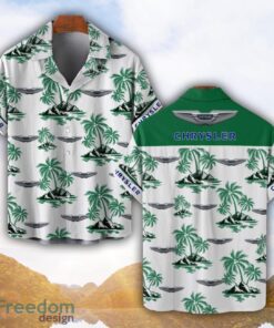 Chrysler Green Coconut Pattern Combo 3D Hawaiian Shirt And Shorts