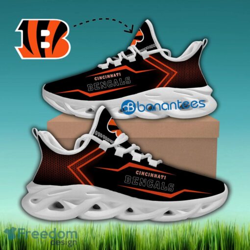 Cincinnati Bengals Chunky Sneaker Comfort Gift Max Soul Shoes New For Fans - NFL Cincinnati Bengals Max Soul Sneakers Style 1