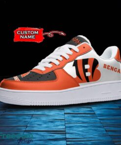 Cincinnati Bengals NFL AF1 Personalized Name Sneakers Air Force Shoes For Fans Product Photo 2