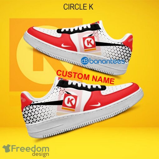 Circle K Air Force 1 Shoes Brand For Fans Gift AF1 Sneaker Custom Name - Circle K Air Force 1 Shoes Style 2