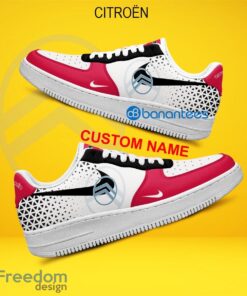 Citroën Car Racing Air Force 1 Shoes Brand Gift Sneakers Fans AF1 Sneaker Custom Name - Citroën Car Racing Air Force 1 Shoes Style 2