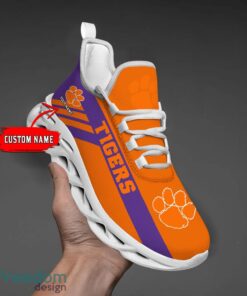 Clemson Tigers Custom Name Personalize Max Soul Shoes Sport Sneakers Sport Gift Ideas