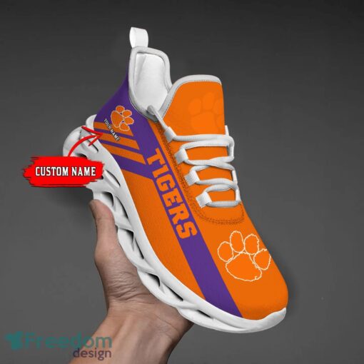 Clemson Tigers Custom Name Personalize Max Soul Shoes Sport Sneakers Sport Gift Ideas Product Photo 1