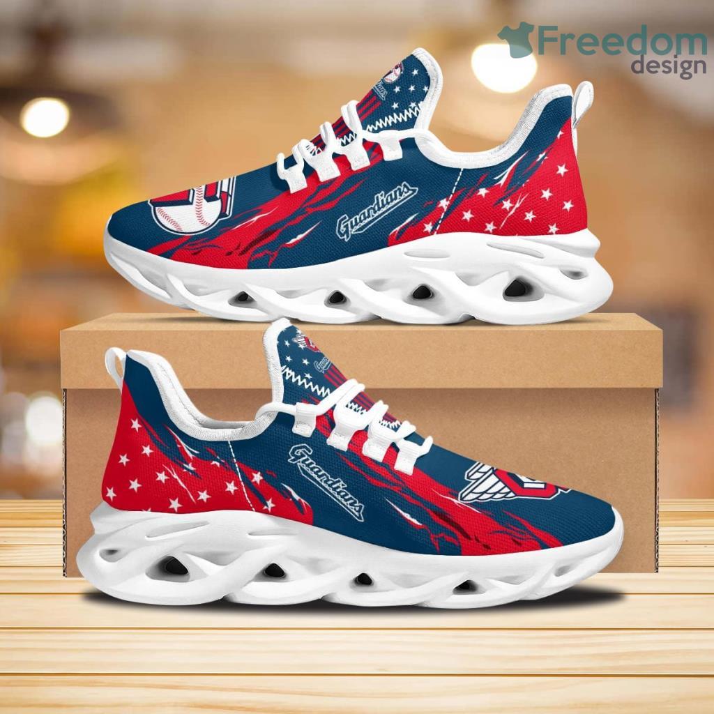 Cleveland Guardians Stars and Stripes Max Soul Shoes New Sneaker Product Photo 1