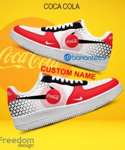 Coca Cola Air Force 1 Shoes Brand For Men Women AF1 Sneaker Custom Name - Coca Cola Air Force 1 Shoes Style 2