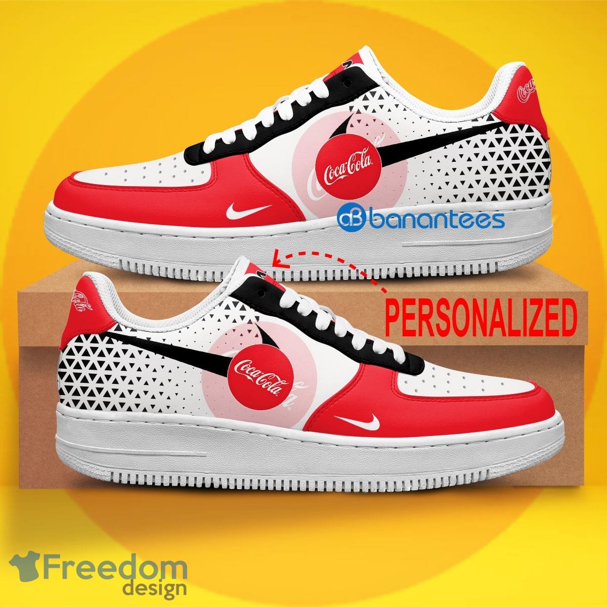 Coca Cola Air Force 1 Shoes Brand For Men Women AF1 Sneaker Custom Name - Coca Cola Air Force 1 Shoes Style 1