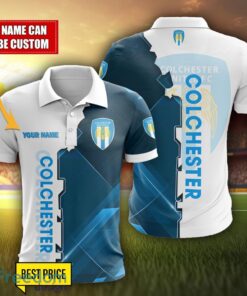 Colchester United Personalized Name 3D Polo Shirt