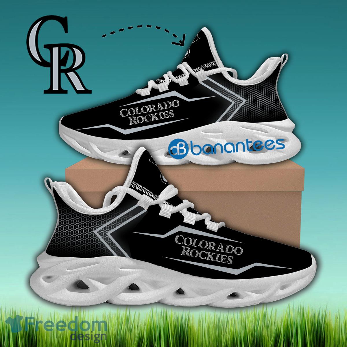 Colorado Rockies Sport Sneaker Performance Gift Max Soul Shoes New For Fans - MLB Colorado Rockies Max Soul Sneakers Style 1