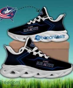 Columbus Blue Jackets Running Sneaker Unveil Gift Max Soul Shoes New For Fans - NHL Columbus Blue Jackets Max Soul Sneakers Style 1