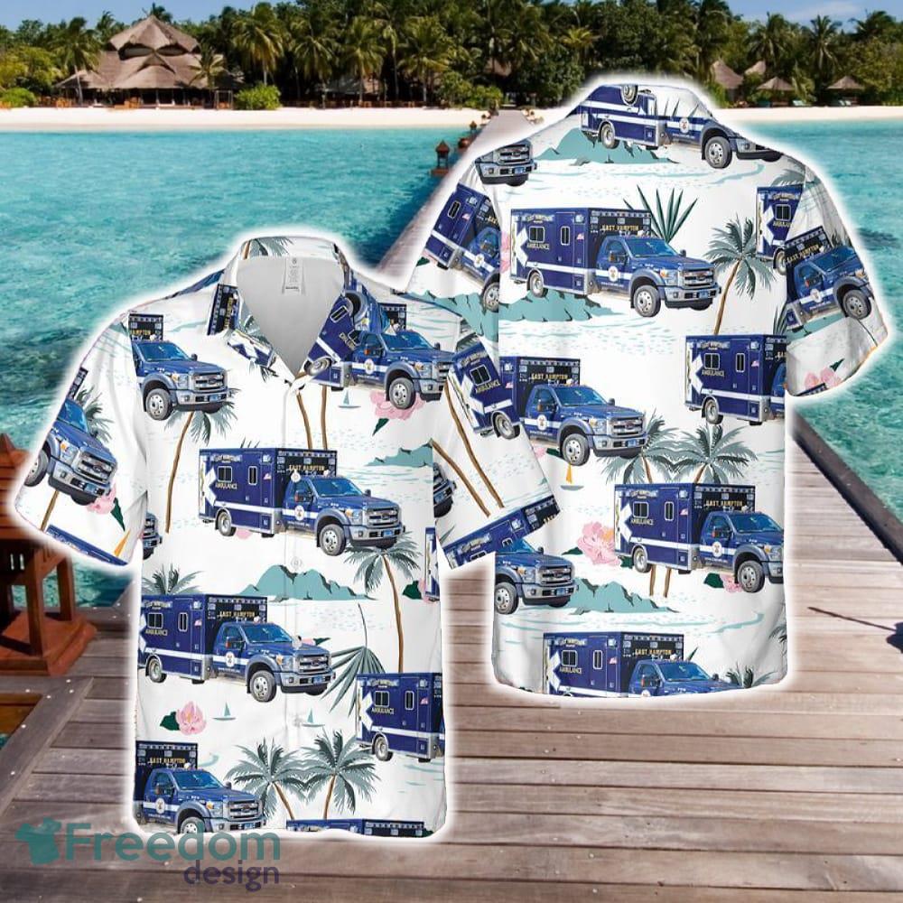 Connecticut East Hampton Volunteer Ambulance Hawaiian Shirt Gift For Holidays Beach - Connecticut East Hampton Volunteer Ambulance Hawaiian Shirt Gift For Holidays Beach