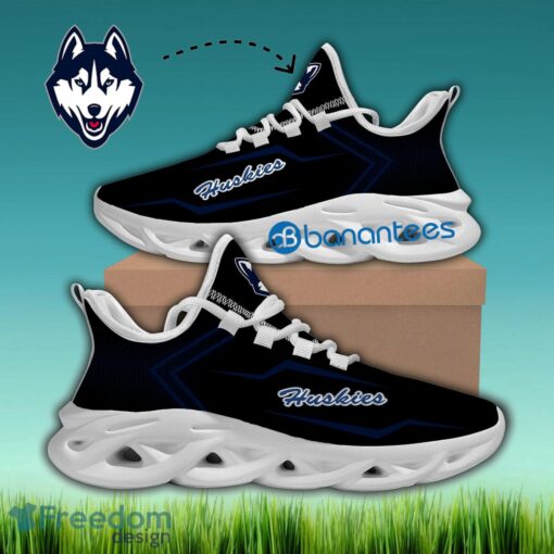 Connecticut Huskies Running Sneaker Complement Gift Max Soul Shoes New For Fans - NCAA Connecticut Huskies Max Soul Sneakers Style 1