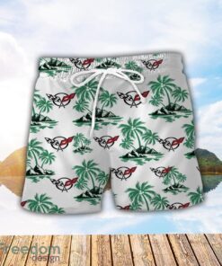 Corvette C5 Green Coconut Pattern Combo 3D Hawaiian Shirt And Shorts Product Photo 2