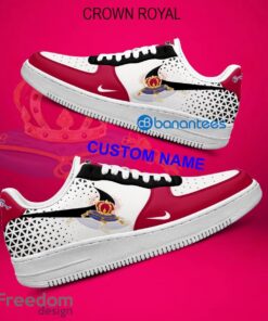 Crown Royal Air Force 1 Shoes Brand All Over Print AF1 Sneaker Custom Name - Crown Royal Air Force 1 Shoes Style 2