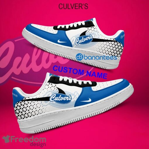 Culver's Air Force 1 Shoes Brand For Fans Gift AF1 Sneaker Custom Name - Culver's Air Force 1 Shoes Style 2