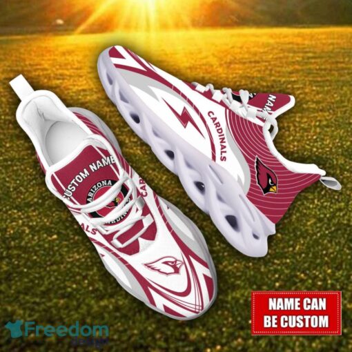 Custom Name Arizona Cardinals NFL Max Soul Shoes Personalized Sneakers For Fans Product Photo 2