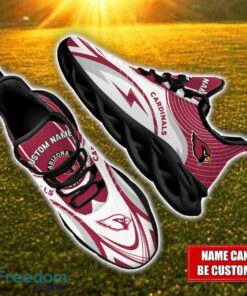 Custom Name Arizona Cardinals NFL Max Soul Shoes Personalized Sneakers For Fans