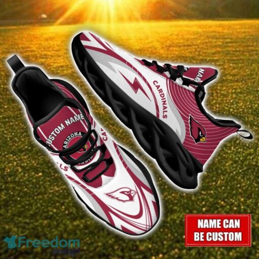 Custom Name Arizona Cardinals NFL Max Soul Shoes Personalized Sneakers For Fans Product Photo 1