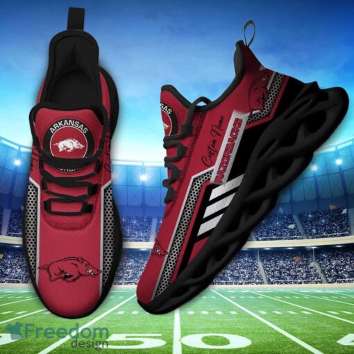 Custom Name Arkansas Razorbacks NCAA Max Soul Shoes Sneakers Personalized Shoes For Fans Product Photo 3