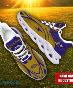 Custom Name Baltimore Ravens NFL Max Soul Shoes Personalized Sneakers For Fans Product Photo 2