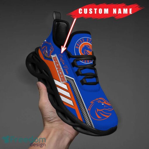 Custom Name Boise State Broncos NCAA Max Soul Shoes Sneakers Personalized Shoes For Fans Product Photo 1