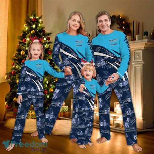 Custom Name Bosch Rexroth Logo Team Pajamas Set Flower Gift For Family - Custom Name Bosch Rexroth Logo Team Pajamas Set Flower Gift For Family