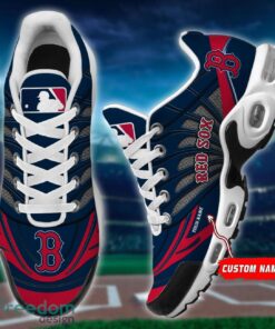 Custom Name Boston Red Sox Personalized Name Gift Air Cushion Sports Shoes TN Shoes Custom For Fans Product Photo 2