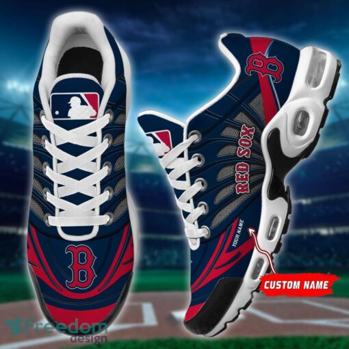 Custom Name Boston Red Sox Personalized Name Gift Air Cushion Sports Shoes TN Shoes Custom For Fans Product Photo 2