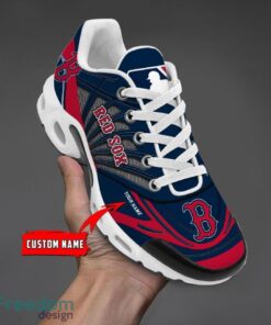 Custom Name Boston Red Sox Personalized Name Gift Air Cushion Sports Shoes TN Shoes Custom For Fans