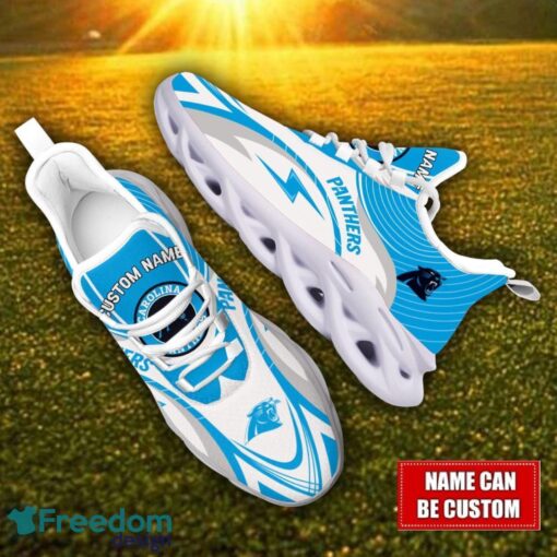 Custom Name Carolina Panthers NFL Max Soul Shoes Personalized Sneakers For Fans Product Photo 2