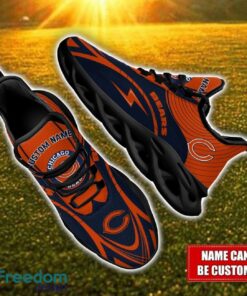 Custom Name Chicago Bears NFL Max Soul Shoes Personalized Sneakers For Fans